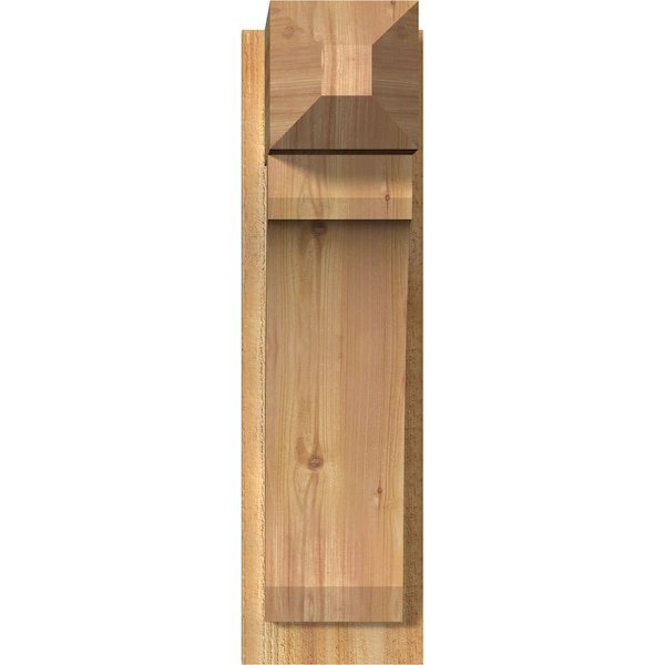 Legacy Craftsman Rough Sawn Outlooker, Western Red Cedar, 8W X 16D X 28H